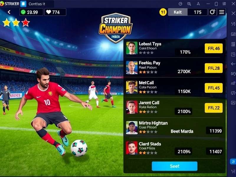 Striker Champion Indore player reviews and ratings display